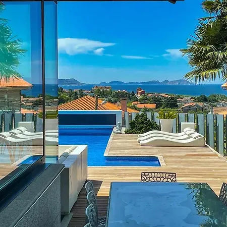 Lujosa Vistas Al Mar Y Piscina Climatiza Villa Sanxenxo